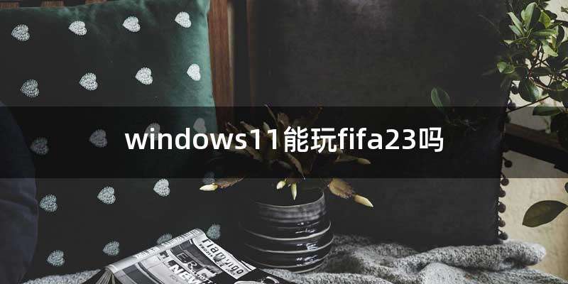 windows11能玩fifa23吗