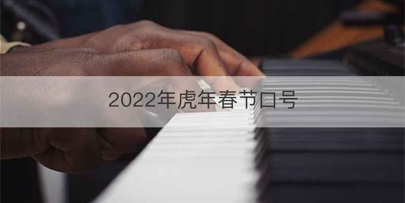 2022年虎年春节口号