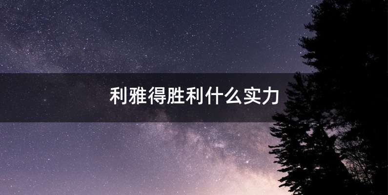 利雅得胜利什么实力