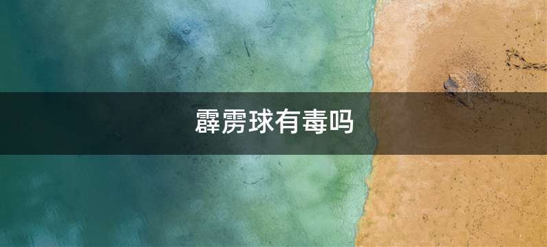 霹雳球有毒吗