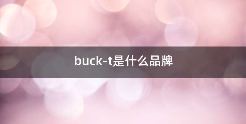 buck-t是什么品牌