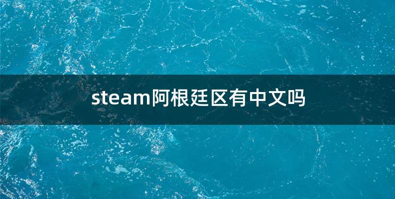 steam阿根廷区有中文吗