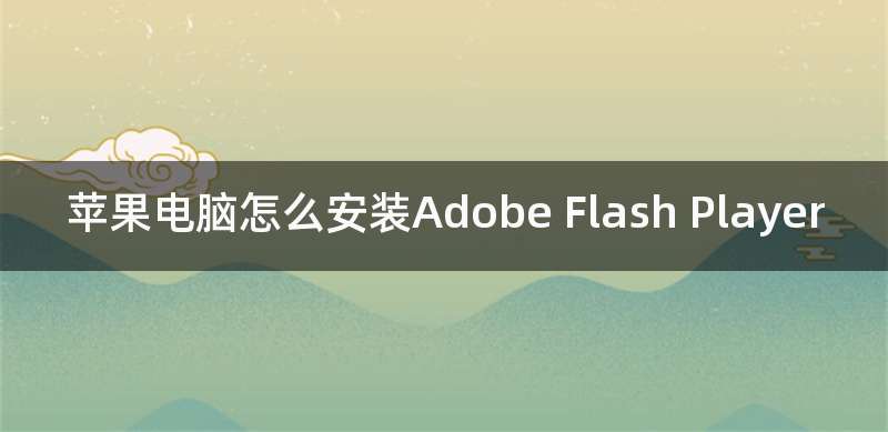苹果电脑怎么安装Adobe Flash Player