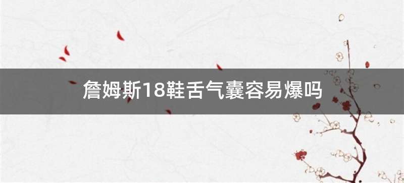 詹姆斯18鞋舌气囊容易爆吗