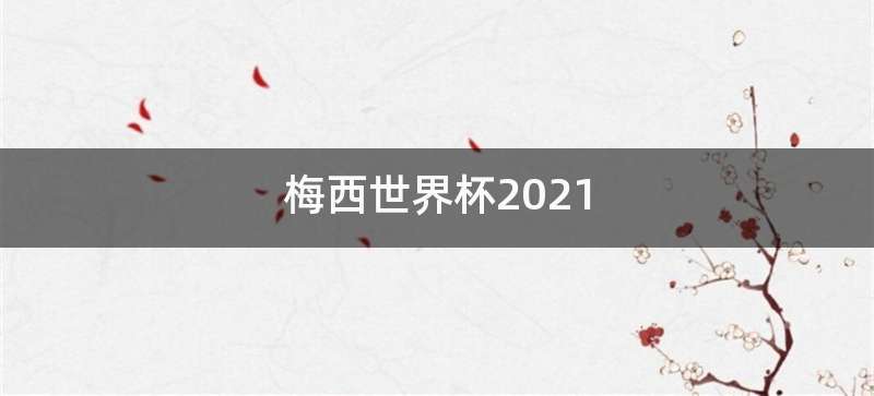 梅西世界杯2021