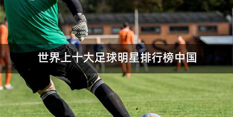 世界上十大足球明星排行榜中国