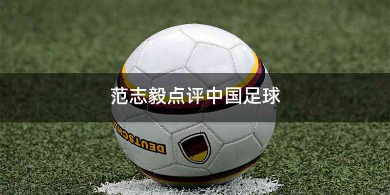 范志毅点评中国足球