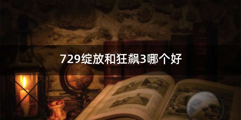 729绽放和狂飙3哪个好