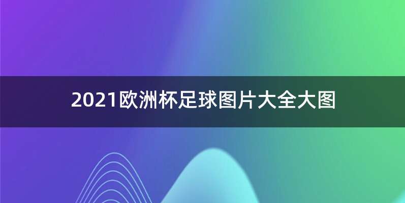 2021欧洲杯足球图片大全大图