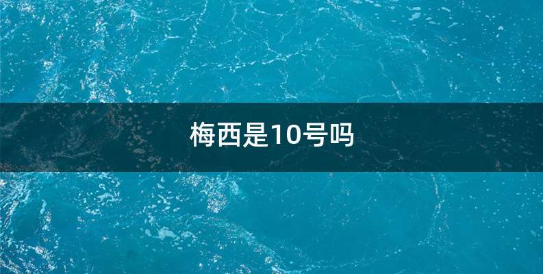 梅西是10号吗