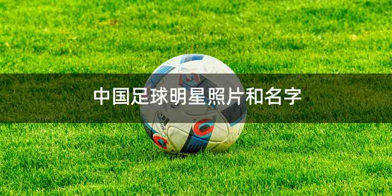 中国足球明星照片和名字