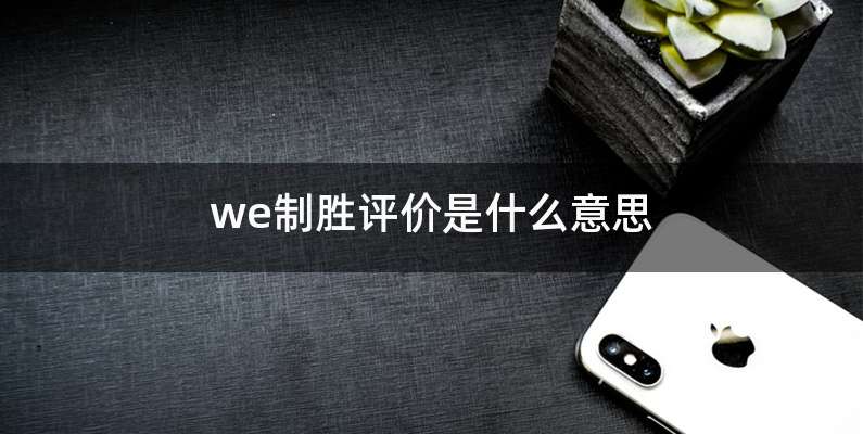 we制胜评价是什么意思