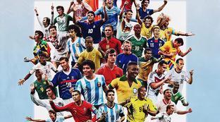 世界足球巨星一起图片