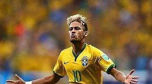 巴西足球巨星内马尔几号球衣