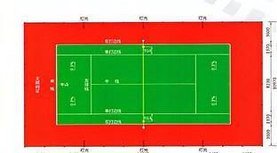 标准网球场尺寸