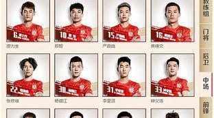 广州足球队员名单