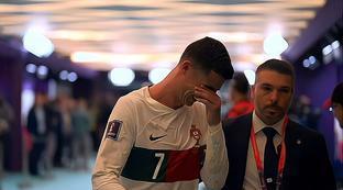 葡萄牙决赛c罗哭了