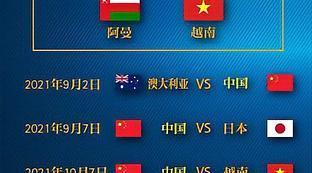 十二强赛中国队赛程比赛时间