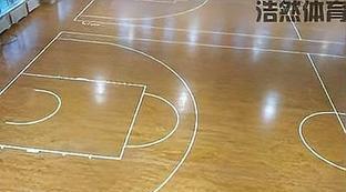 室内篮球场地板材质