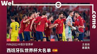 本届世界杯西班牙队阵容名单