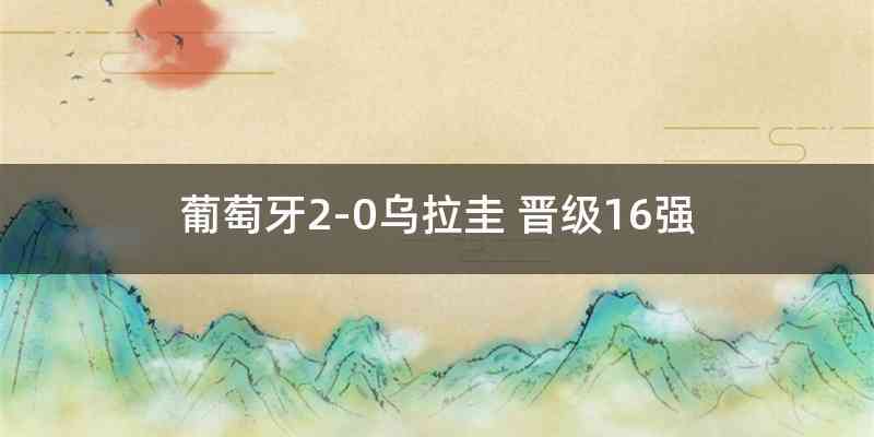 葡萄牙2-0乌拉圭 晋级16强