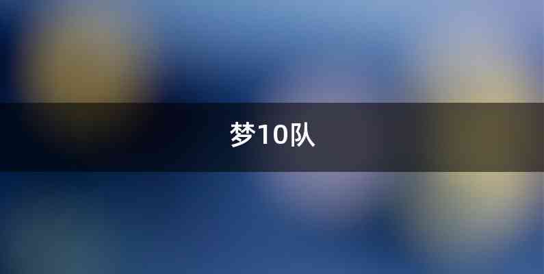 梦10队