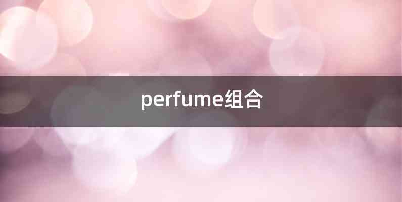 perfume组合