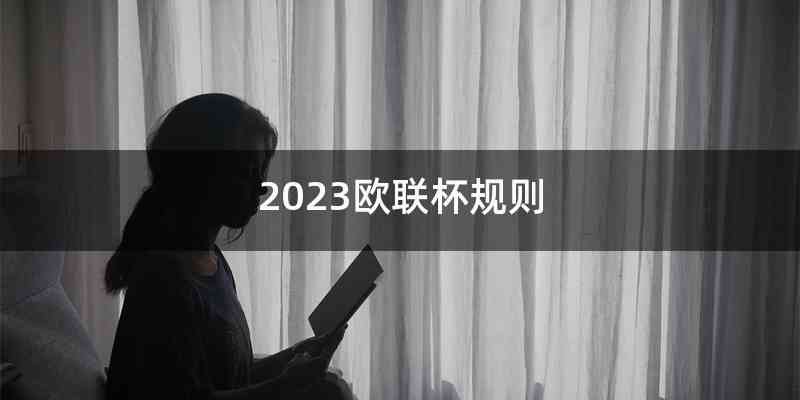 2023欧联杯规则