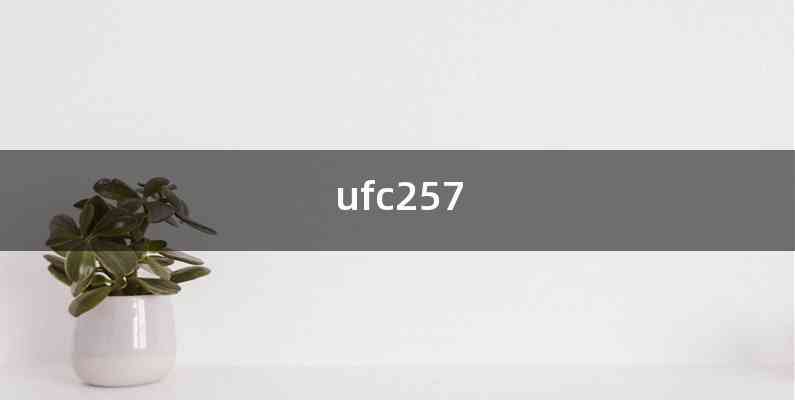 ufc257