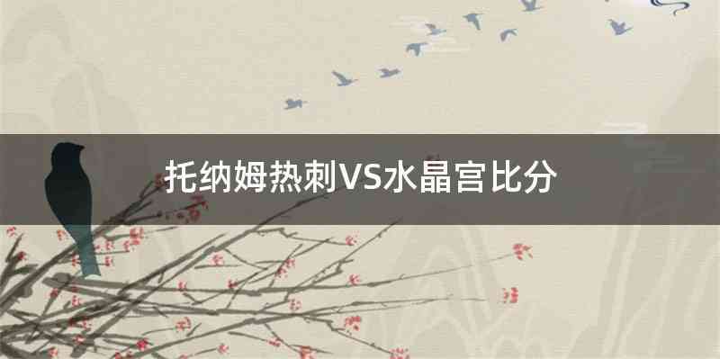 托纳姆热刺VS水晶宫比分