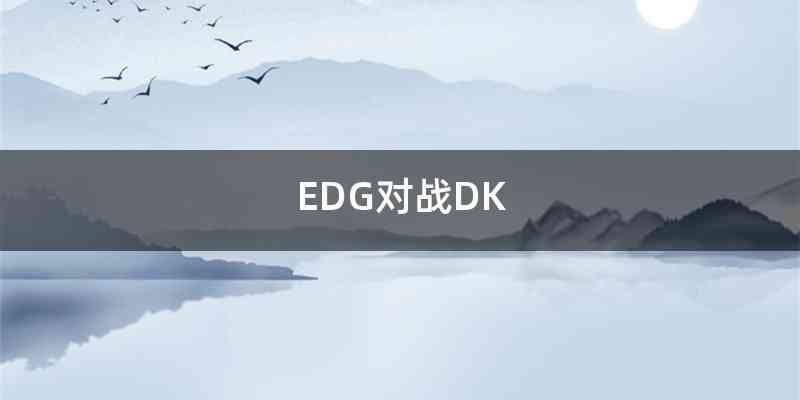 EDG对战DK