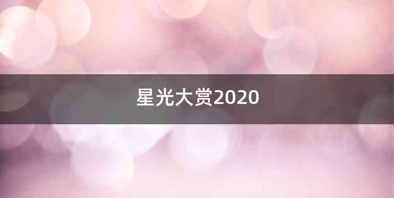 星光大赏2020