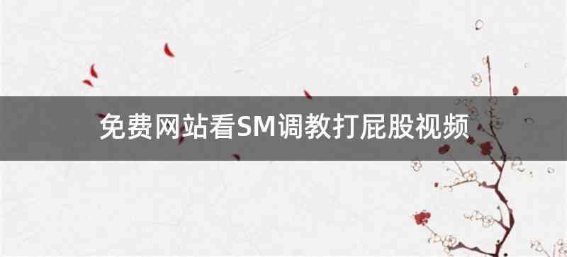 免费网站看SM调教打屁股视频