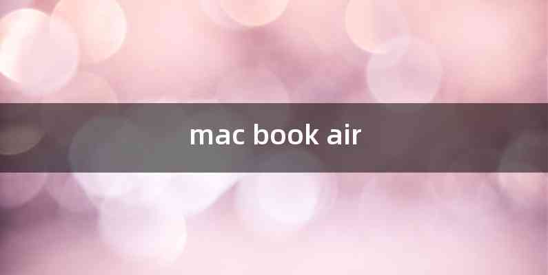 mac book air